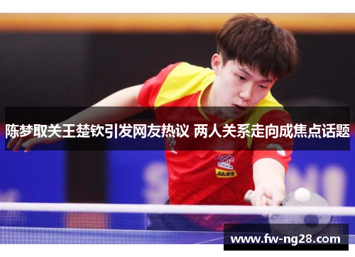 陈梦取关王楚钦引发网友热议 两人关系走向成焦点话题